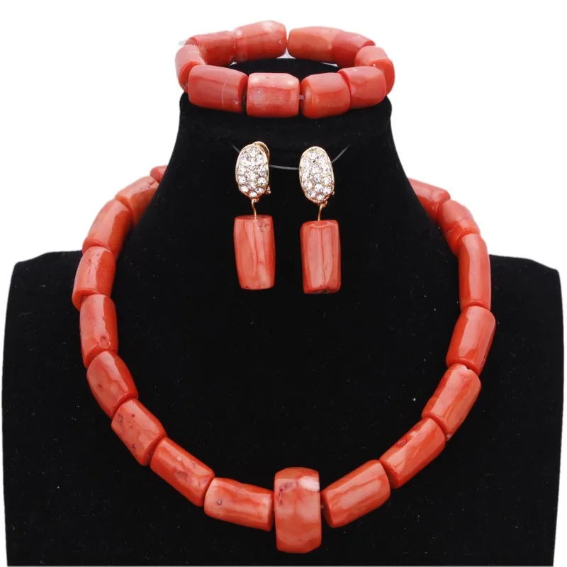 4ujewelry ювелирный набор африканские 100% оригинальные Коралловые бусы Набор