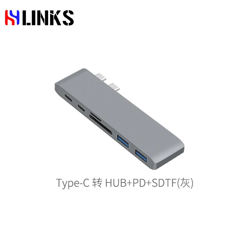 HYLINKS Тип usb C концентратор к Card Reader USB Hub 3 0 адаптер комбо с TF SD слот для MacBook Pro 2016 2017