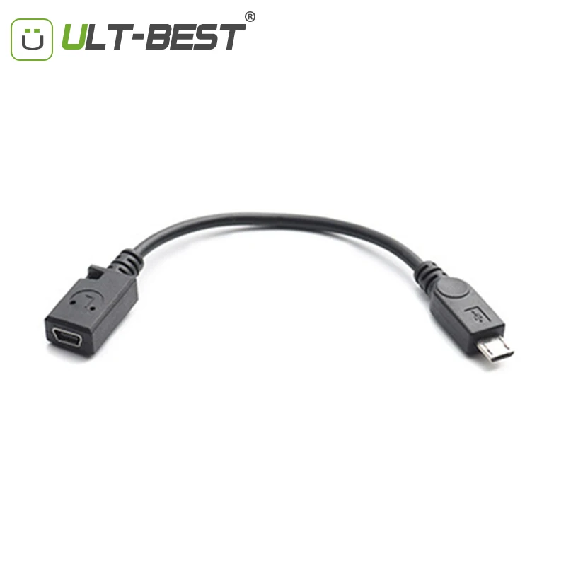 Ульт лучший микро USB 2 0 папа к Мини 5Pin OTG кабель удлинитель cord12 см разъем мини Micro
