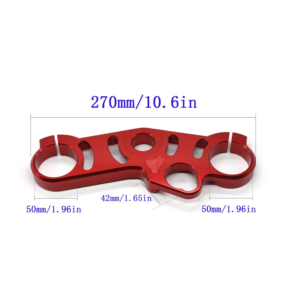 Для Suzuki GSXR 1000 2007-2008 600/750 2006-2009 2008 2007 CNC алюминиевое опускание тройное дерево