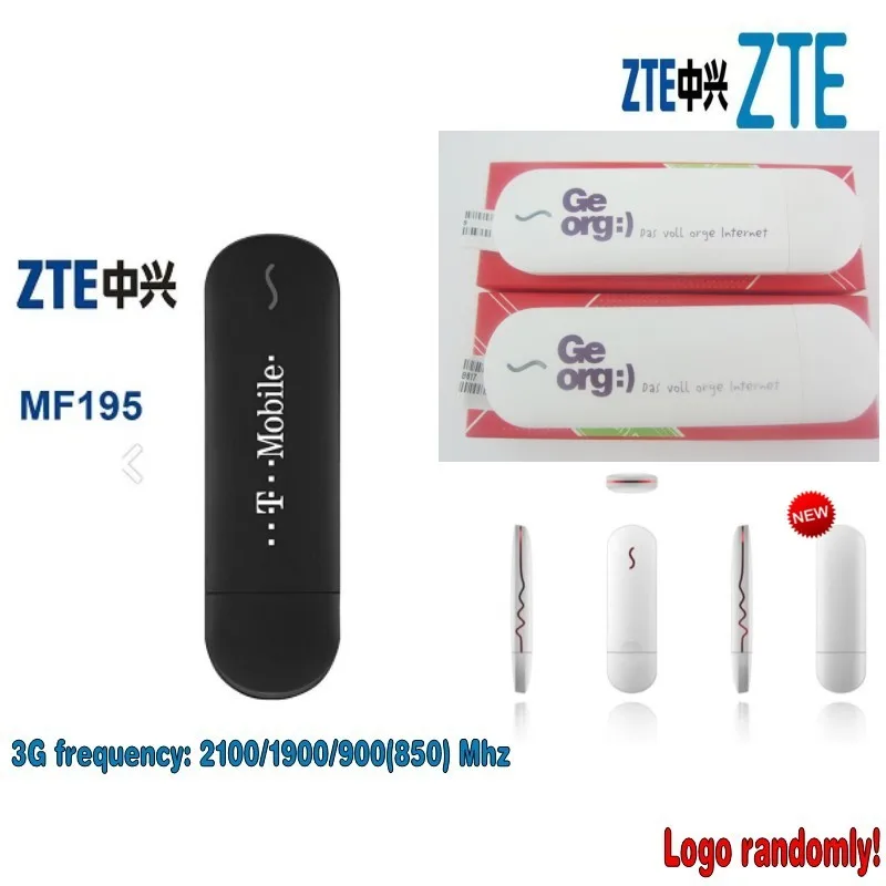 Оригинальный разблокированный USB модем ZTE MF195 HSDPA 3G 21 Мбит/с и кабель 3G|usb 3g dongle|zte usb