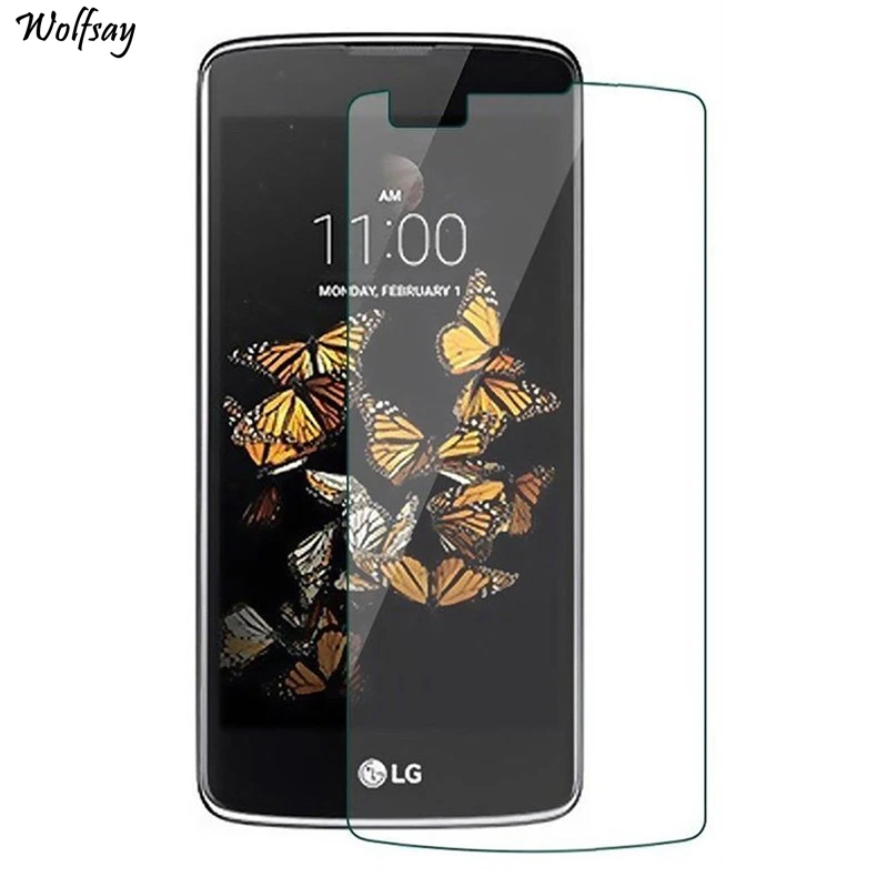 2 шт закаленное стекло для LG K8 ультра тонкий HD экран протектор стеклянная пленка