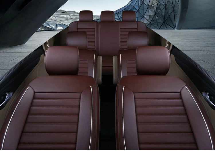 Универсальный чехол для автокресел 3D объемный 1 шт. подушка для переднего или заднего сиденья из искусственной кожи декоративный авто интерьер