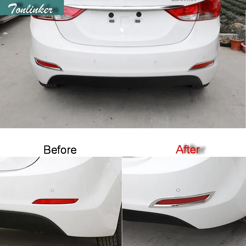 

Задний пластиковый противотуманный фонарь для Hyundai ELANTRA 2 штуки
