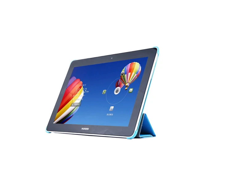 Чехол для Huawei MediaPad 10 Link + 1 дюйма трехскладной кожаный чехол книжка с подставкой