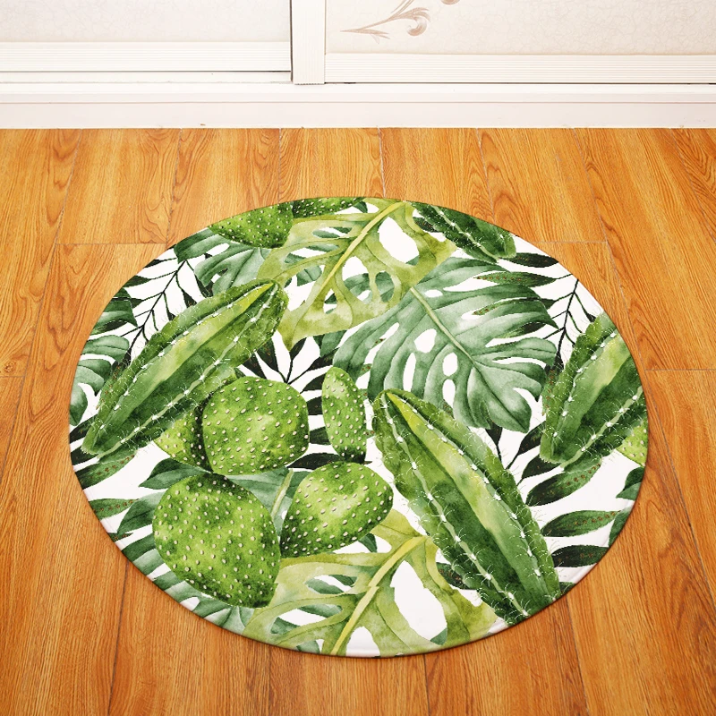 Растительный круглый ковер Детская игровая палатка коврик для тренажерного зала