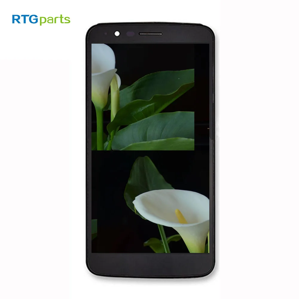 RTGparts LCD кодирующий преобразователь сенсорного экрана в сборе с рамкой для LG Stylo 3