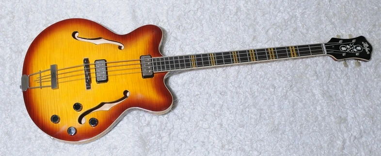 Hofner Verythin бас КТ гитара HCT 500/7 SB штапельного топа Tonabnehmer (сделано в Германии)