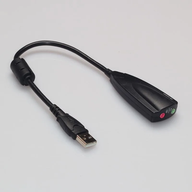 Антимагнитная внешняя звуковая карта USB 7 1 адаптер 5HV2 3D Аудио гарнитура микрофон 3