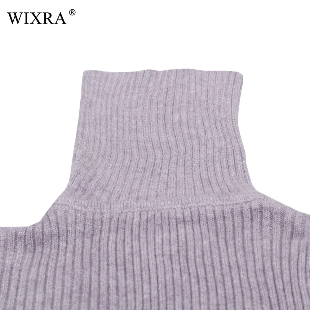 Wixra Autumn Winter Trendy Women Turtleneck Sweaters Female Pullover All Match Basic Knit Long Sleeve Jumpers | Женская одежда