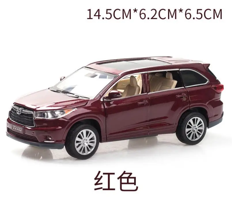 1:32 CRV Accord Highlander XC60 Alphard Lexus игрушечный автомобиль металлическая игрушка Diecasts и игрушечный транспорт Модель автомобиля игрушки для детей