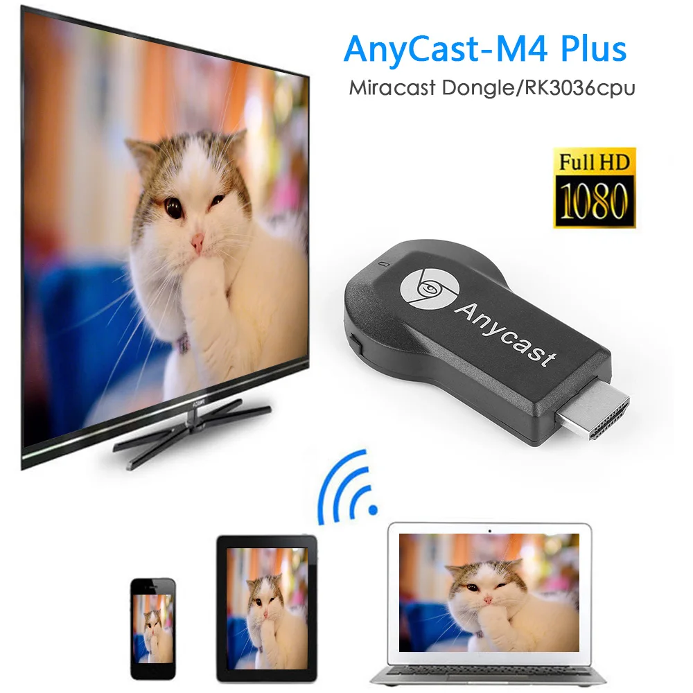 Anycast 2,4G/5G M100/M9/M9 Plus Ezcast Miracast AnyCast DLNA AirPlay HDMI tv Stick Wifi Дисплей ключ приемник Google Youtub