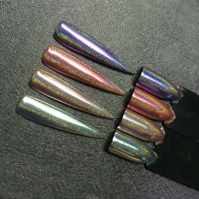 Голографические хлопья платиновой фольги пигментный зеркальный хромовый