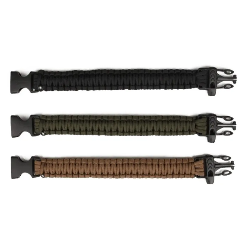 Походный спасательный Браслет Из паракорда и свисток портативный парашютный