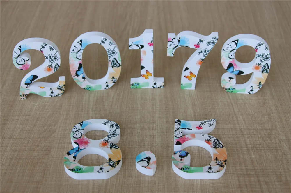 Деревянные буквы алфавита с принтом бордовые 10/12/15 см|word wooden|word weddingword decorations |