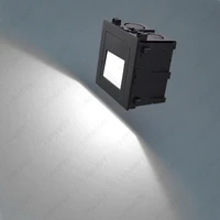 1w led outdoor wall sconces waterproof light fixture stair step stage recessed downlight lamp mounting box
