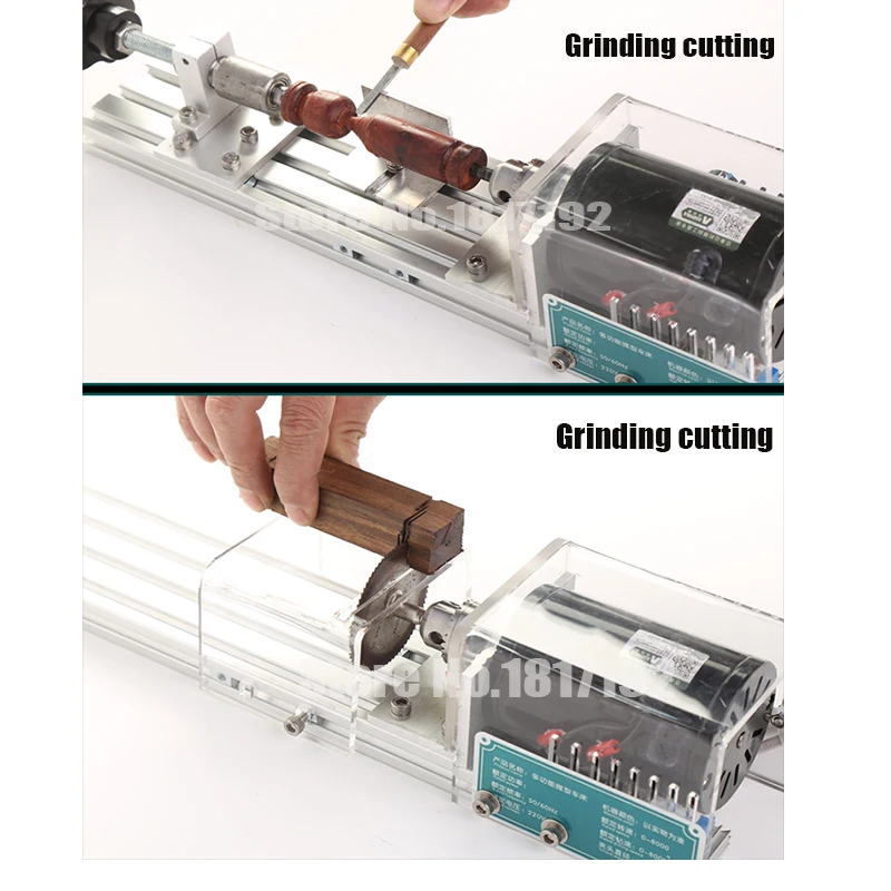 DIY Деревянные Мини токарные станки машинный полировщик Настольная пила для