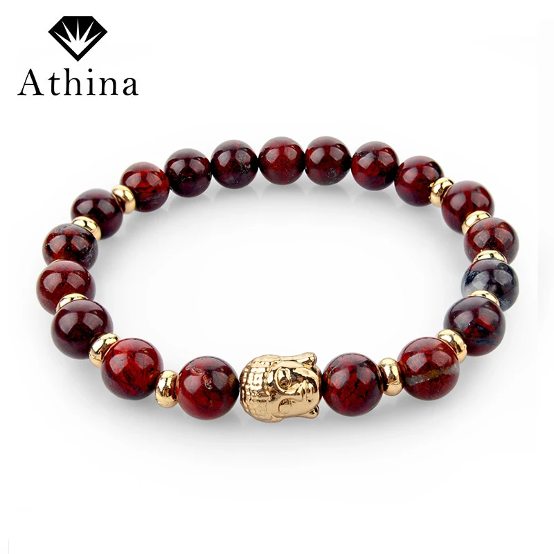 

2018 Tiger Eye Stone Beads Bracelets Bangles Rope Chain Natural Stone Men Bracelet Pulsera SBR150171