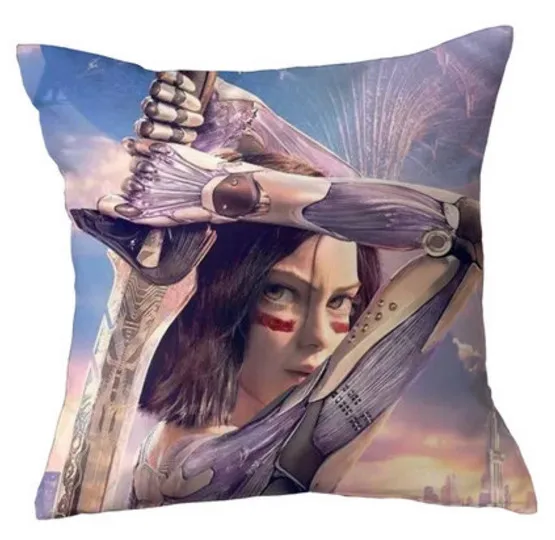 

GUNNM Alita Battle Angel Cosplay Printed Pillow Anime Stuffed & Plush Toy