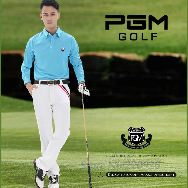 Новые мужские штаны PGM Golf осенняя одежда высокоэластичные брюки быстросохнущие тонкие брюки плюс размер XXS 3XL 98% полиэстер