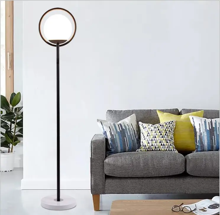 L Floor lamp fashion gold bedroom living room study office sitting floor LED bedside led lights beautiful | Лампы и освещение