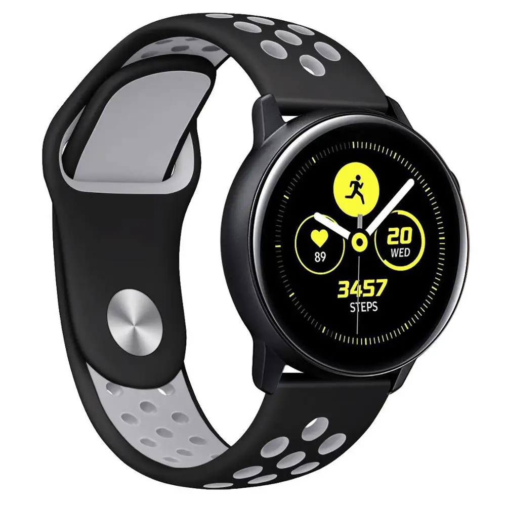 5 20 мм ремешок для часов для samsung Galaxy Watch Active/gear Sport/gear S2 классические часы huawei сменный ремешок для часов браслет 91027 - Цвет ремешка: 5