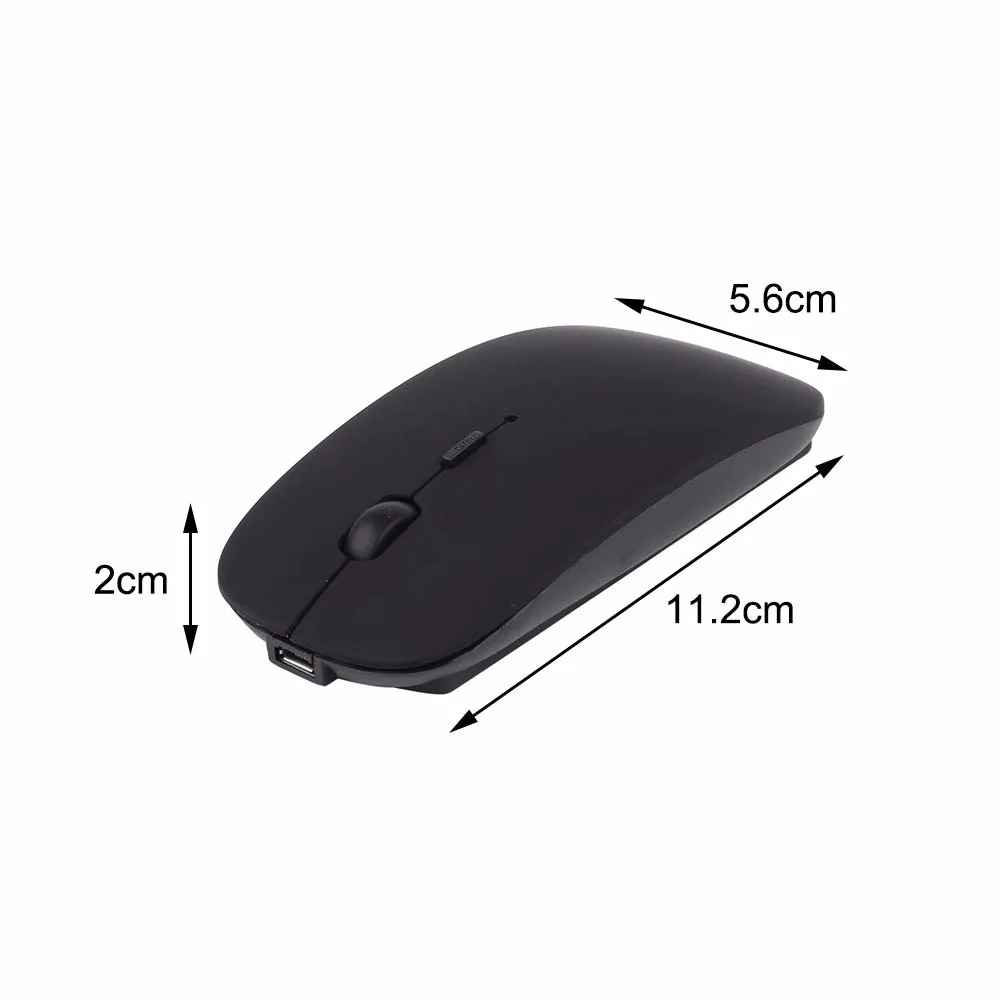Перезаряжаемая беспроводная мышь, бесшумная, Bluetooth, PC, Mause 4,0, эргономичная мышь, 2,4 ГГц, USB, оптическая мышь для ноутбука, ПК, ноутбука, мышь