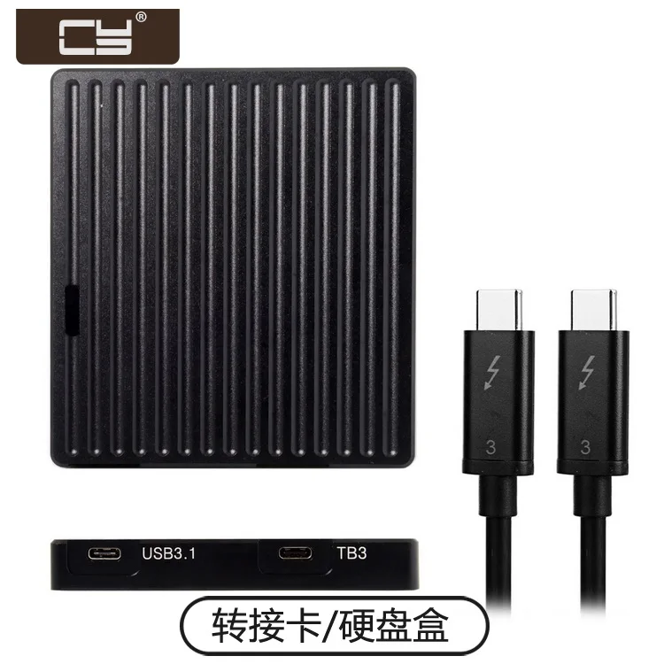 Картридж Thunderbolt 3 USB3.1 Type C USB 0 2 к PCI Express E NVME NGFF M key SSD корпус картриджа|Компьютерные