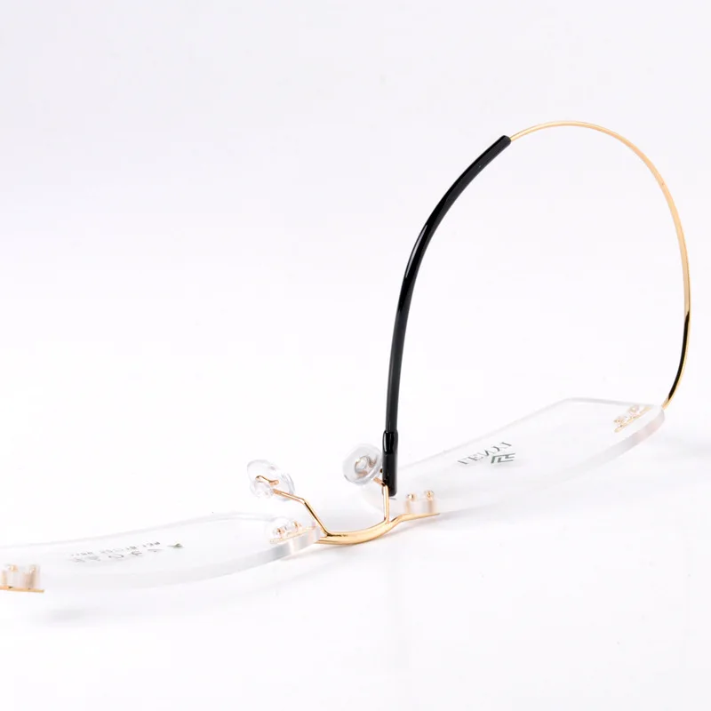 Супер свет памяти титановые мужская очки без оправы кадров|eyeglass frames women|eyeglass for