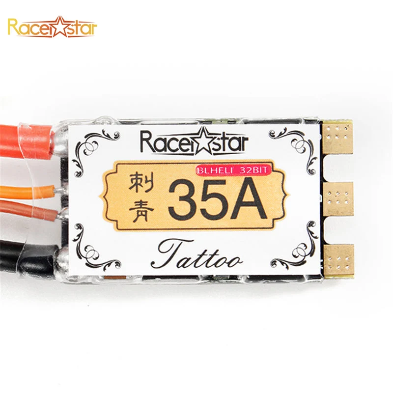 Тату Racerstar 35A BLheli_32 STM32F051 2 5S RaceSpec Dshot1200 бесщеточный ESC для RC двигатель мультикоптера