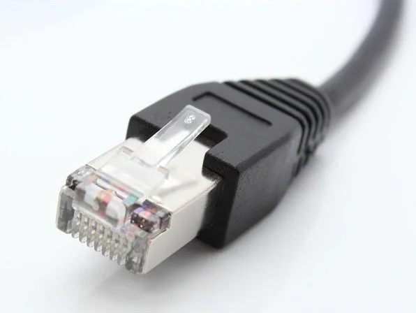 1 м 3 28 фута RJ-45 RJ45 Cat5 папа к женскому M/F LAN Ethernet Сетевой удлинитель шнур винт замок