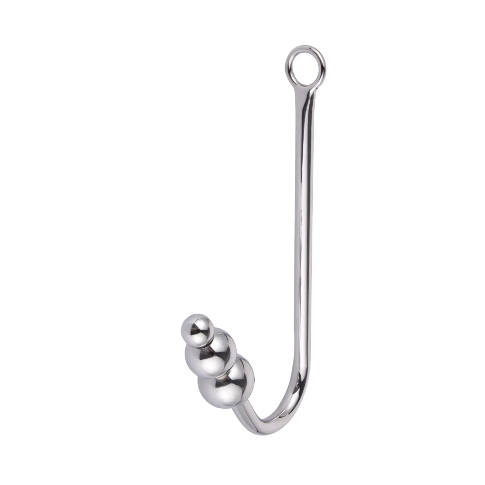 Erotic Slave Games Adult Products Top Quality Stainless Steel Anal Hook Metal Plug Butt Sex Toys For Women Couples |