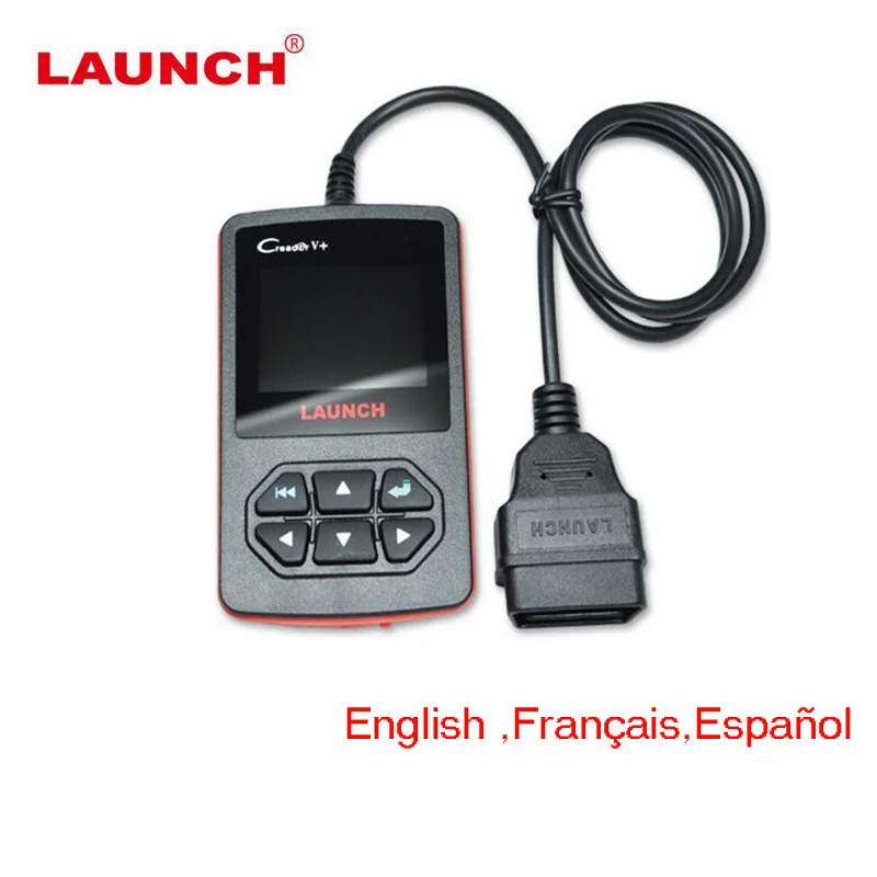 Горячая Creader V + OBD2 сканер кодов CReader Plus Muilt Language английский/французский/испанский