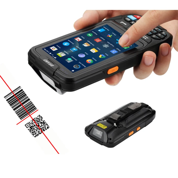 PDA Rugged Handheld Terminal Android 7.0 Data Collector Wireless 1D 2D QR Laser Barcode Scanner Reader NFC 4G | Компьютеры и офис