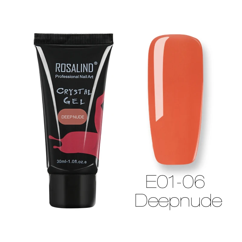 RE0106 ROSALIND 15 мл строительный гель поли для ногтей полу Vernis перманентное расширение пальцев Кристалл поли ногтей УФ гель лак ногти гель лак - Цвет: RE0106
