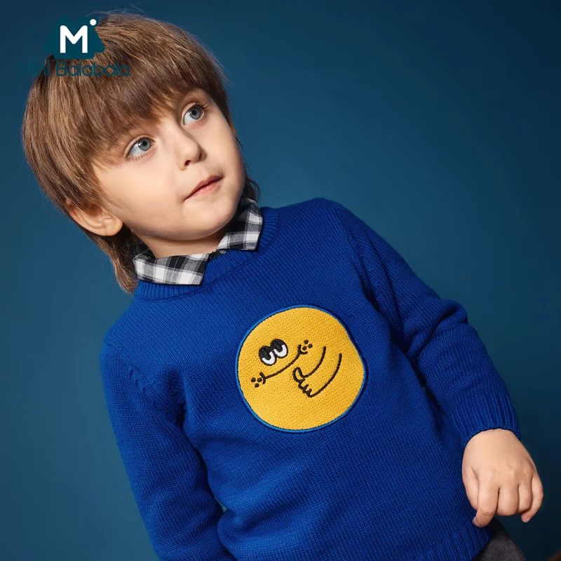 Мини-балабала 2018 года осенне-зимний свитер для маленьких мальчиков и девочек