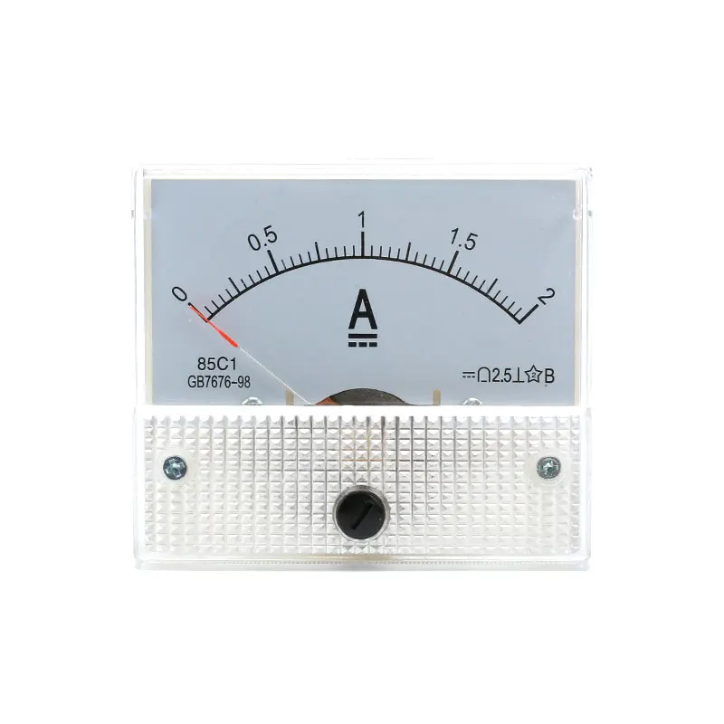 85C1-A DC аналоговая панель измерителя тока 1A 2A 3A 5A 10A 20A 30A Амперметр ток механические амперметры амперметр 85C1