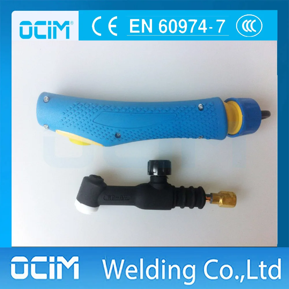 WP9V SR 9V Tig корпусный клапан с воздушным охлаждением синяя ручка 125 А|Сварочные