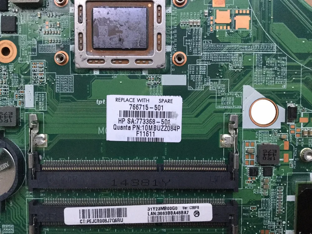 766715-001 для hp PAVILION 15-P серии Материнская плата 766715-501 DAY23AMB6C0 DDR3 maiboard тест