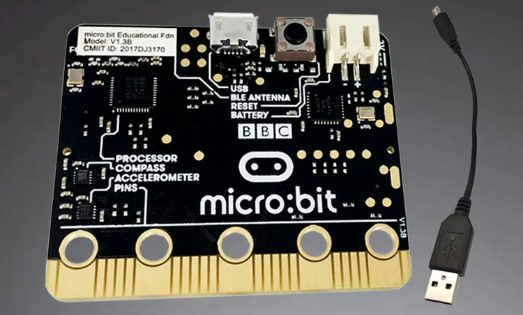 BBC Micro: светодиодный бит матрица с 25 светодиодный s бортовой детектор движения компас Bluetooth микро бит