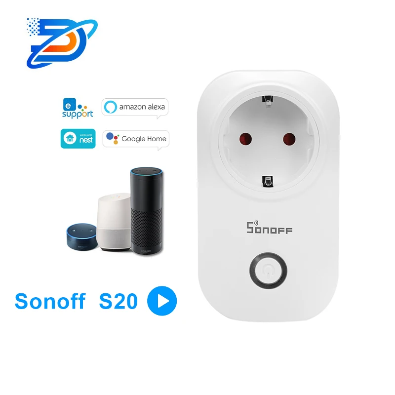 Умная розетка Sonoff S20 Wifi пульт дистанционного управления умная домашняя таймер