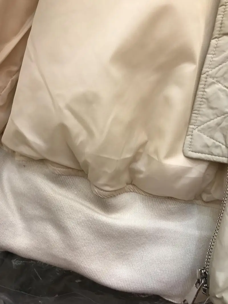 Новинка, корейский стиль женские пуховик женская зимняя куртка puffer parka ткань из натурального меха енота Красный Черный Крем негабаритных