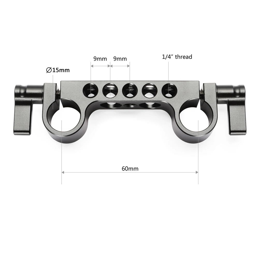 SmallRig супер легкий 15mm Railblock 15 мм стержневой зажим для красный к направляющим
