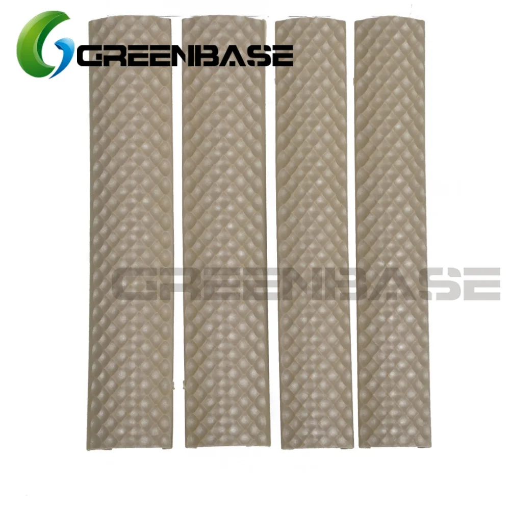 Тактические резиновые накладки на рельсы Пикатинни Greenbase с линейным разъемом 4