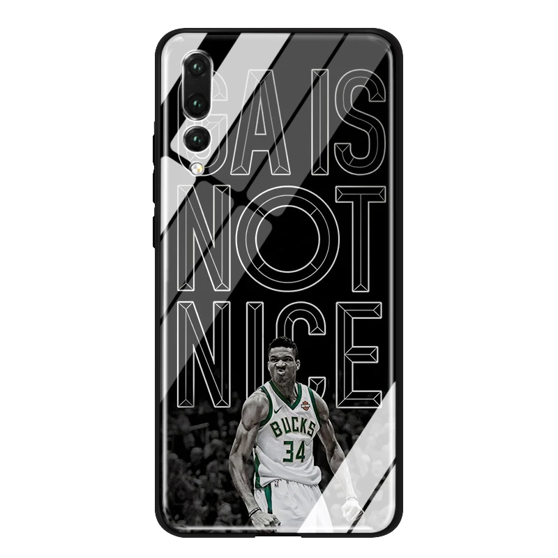 TG3 Lavaza Antetokounmpo Isaiah Томас стекло ТПУ чехол для huawei mate 20 P10 P20 P30 Y6 Y9 P smart lite Pro - Цвет: TG3
