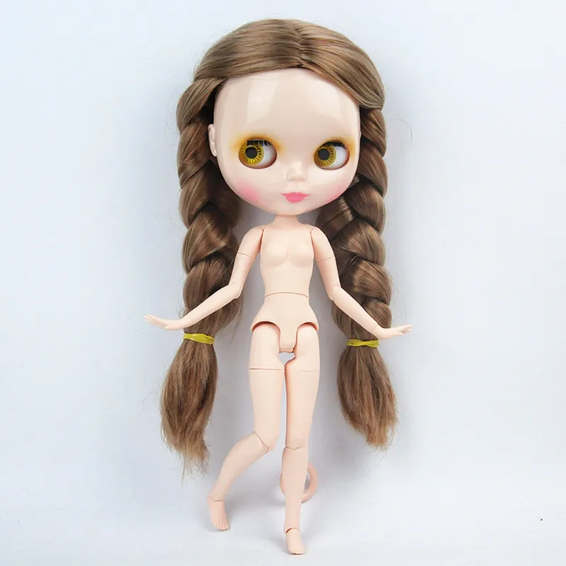 Фабрика Blyth кукла с гибкими суставами 1/6 2 косы центральной стричь волосы