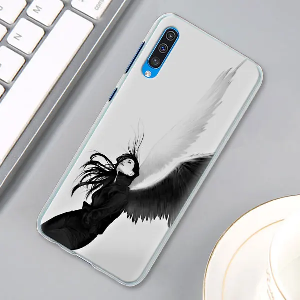 05 Крыло ангела для девочек чехол КРЫШКА ДЛЯ samsung Galaxy A30 A40 A50 A70 A6 A8 плюс A7 A9 M30 чехол для телефона Coque - Цвет: 05