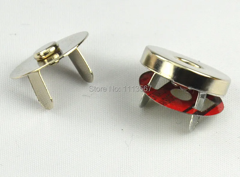 50 шт. металлические серебряные магнитные застежки зажимы пряжка пошив одежды для