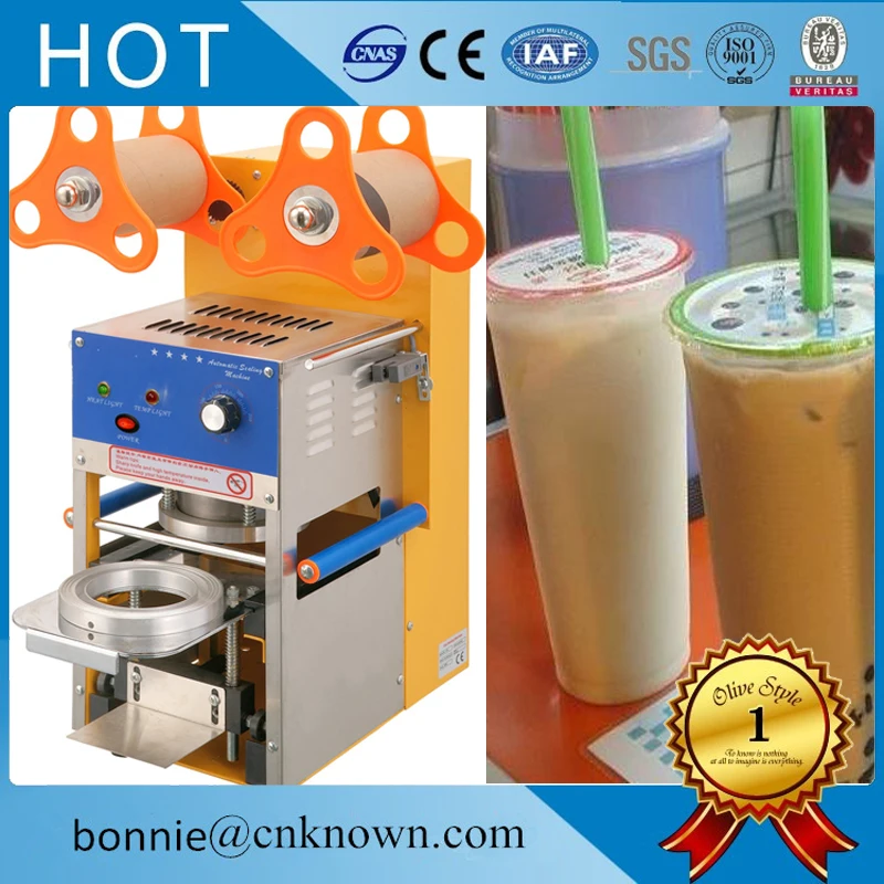 Стенды для фаст-фуда Машина Для Запечатывания бумажных стаканчиков цифровая