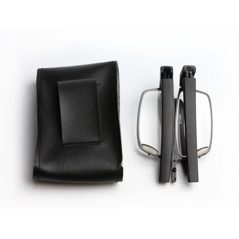 Складные портативные очки для чтения мужчин и женщин сплав линзы из полимера